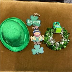 Green St. Patrick's Day Hat and Decor Set!